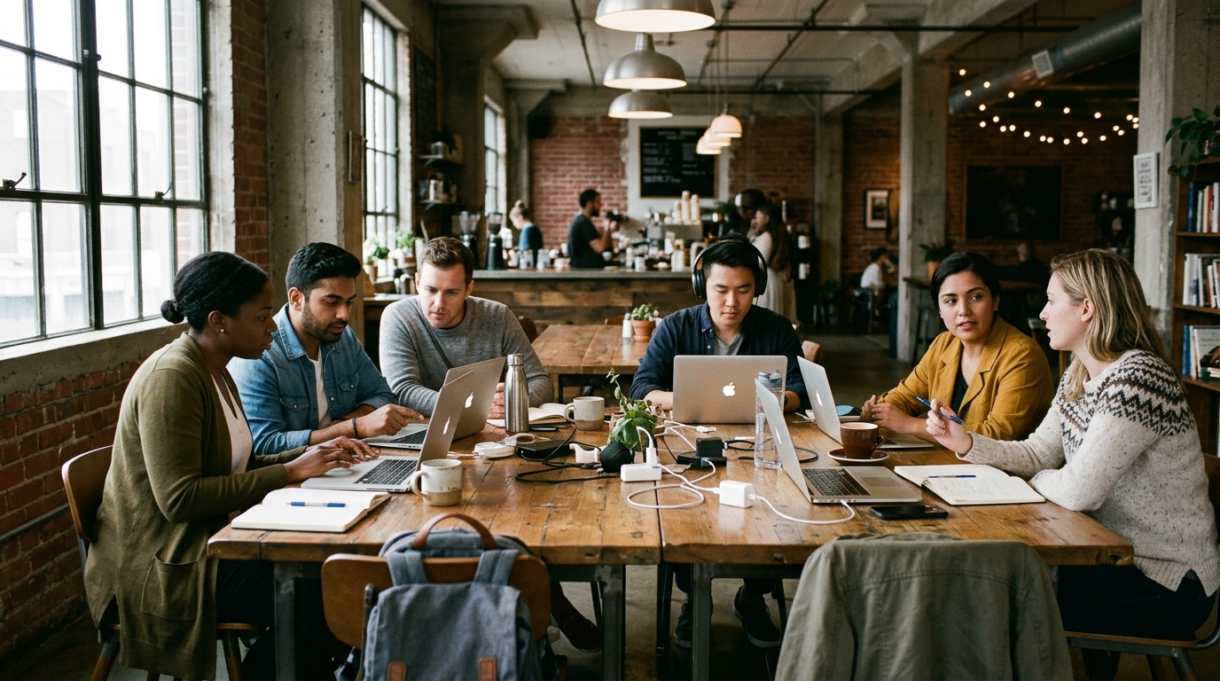 Best coworking space at Heathrow Terminal 5 for remote workers on a tight budget.