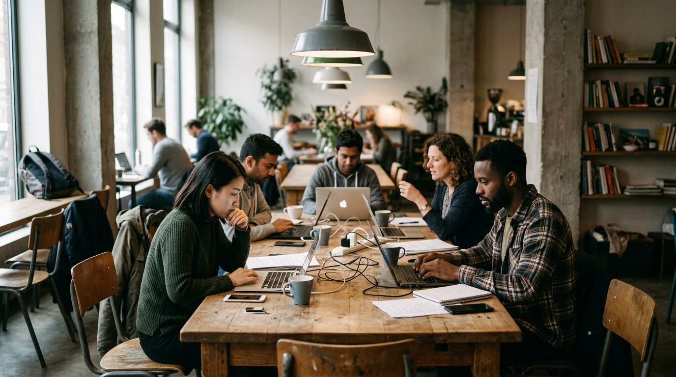 Best coworking space at Heathrow Terminal 5 for remote workers on a tight budget.