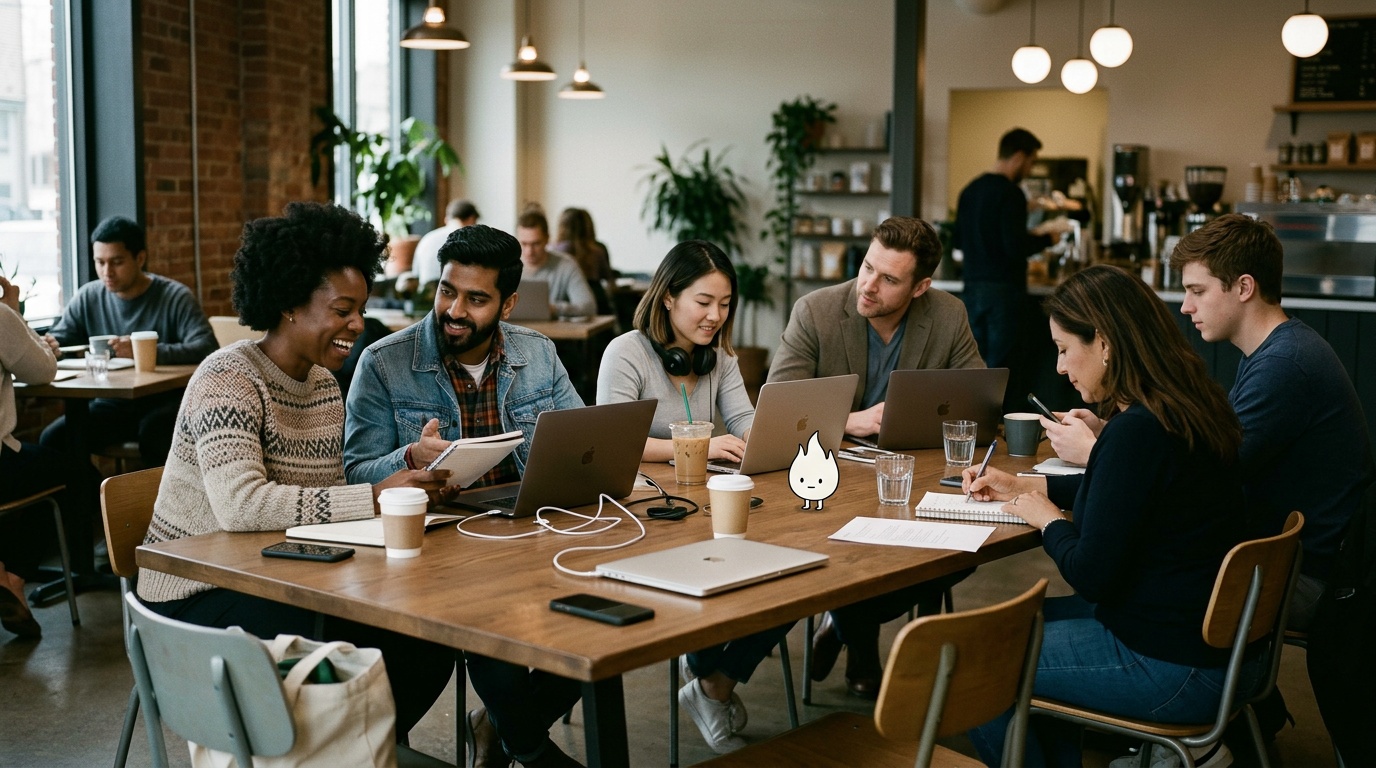 Looking for a quiet coworking space in London with private meeting rooms.