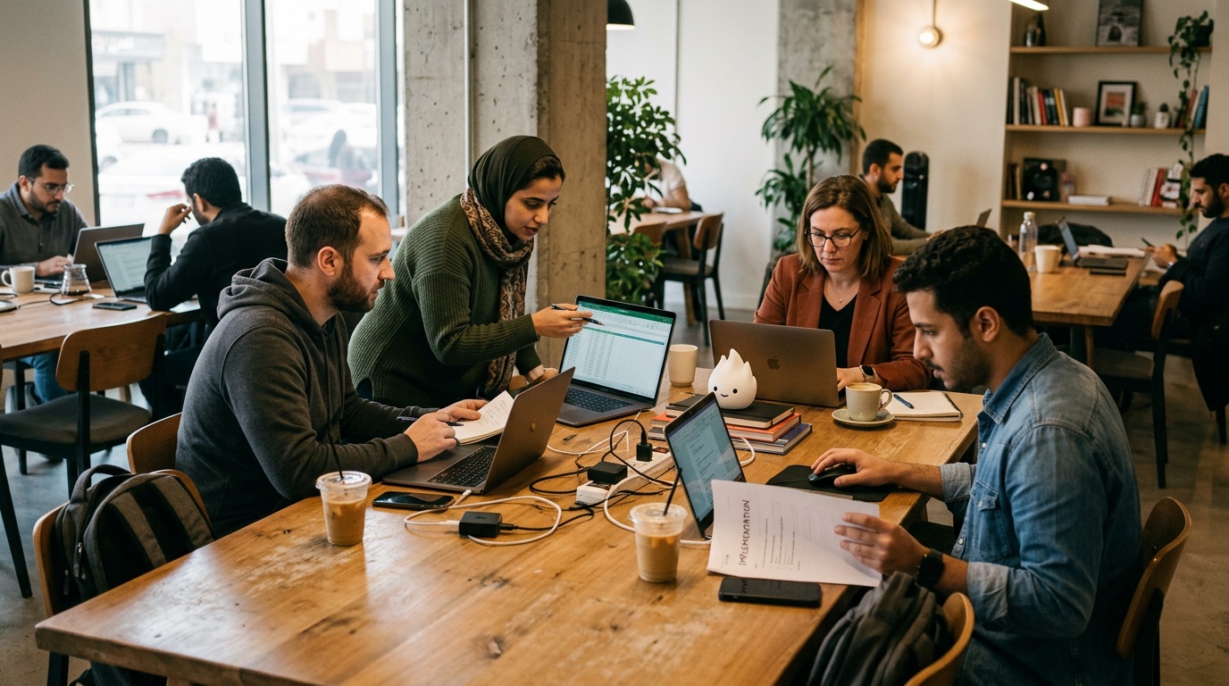 What do Riyadh business consultants recommend for flexible office solutions?