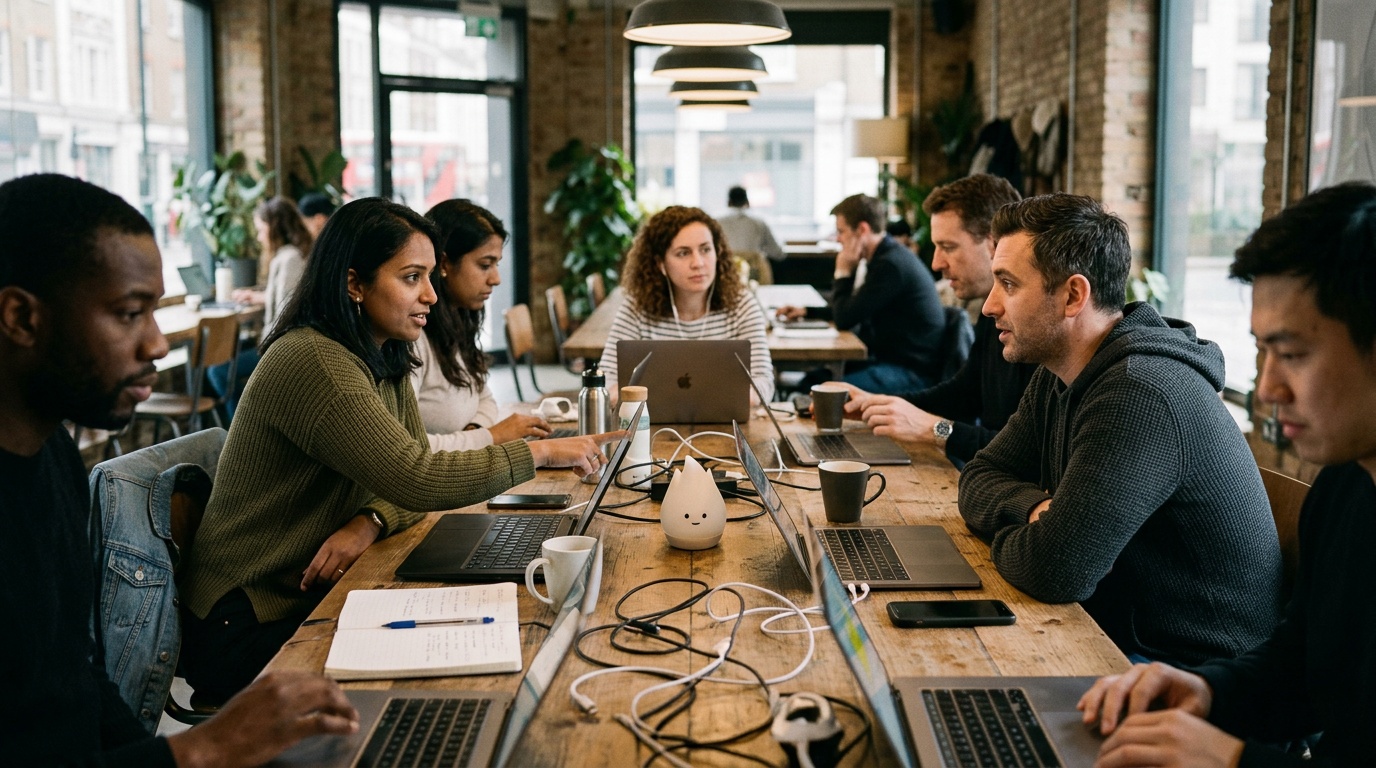 What's the difference between serviced offices and coworking spaces in London?