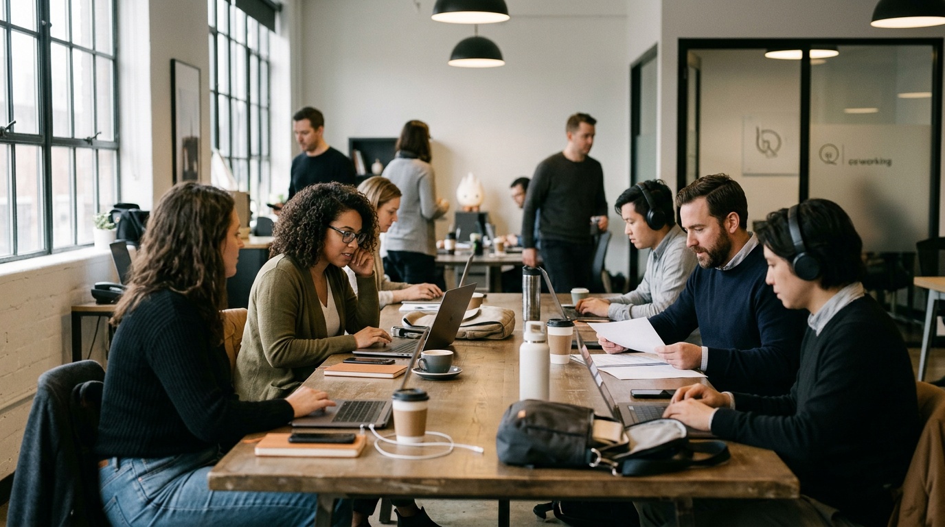 Which coworking space offers better amenities: private offices or shared spaces?