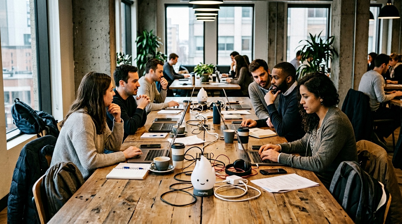 Which is better for a small team: a 6-person meeting room or a private office?