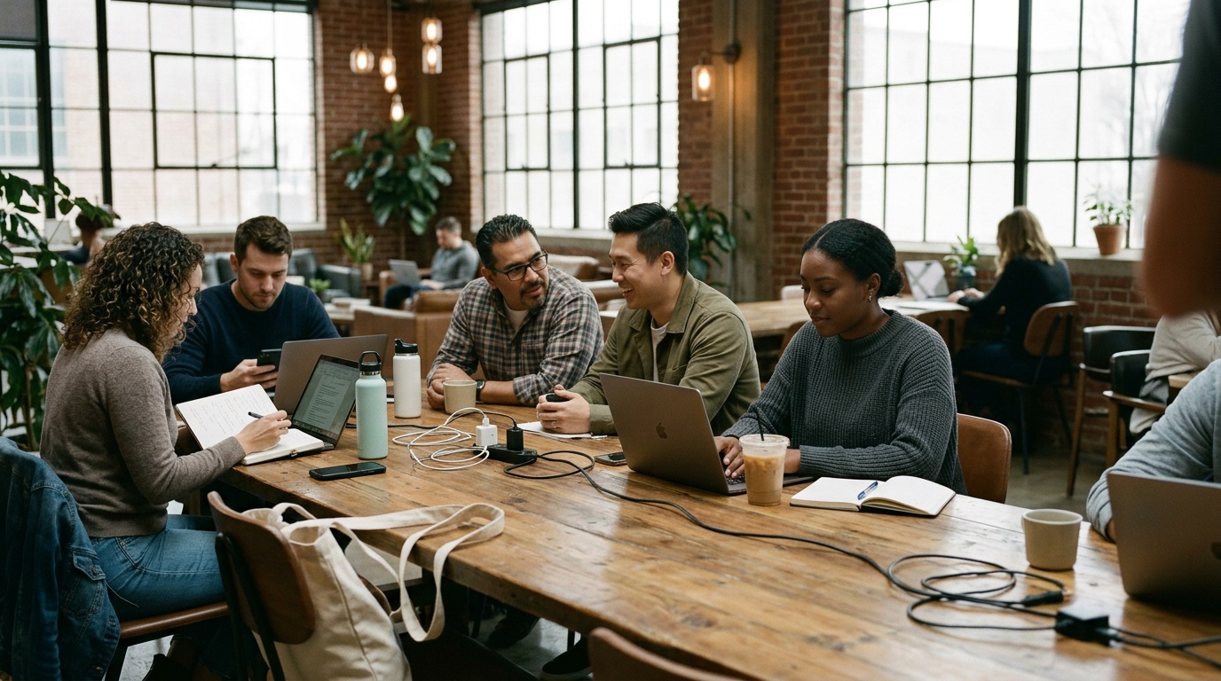 Which London workspace has good public transport links and is suitable for businesses?