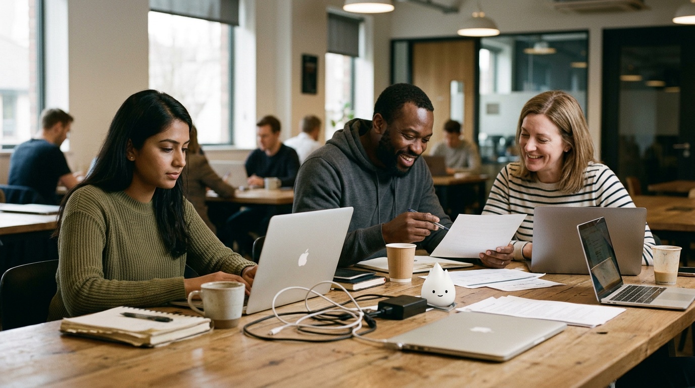 Best coworking space at Heathrow Terminal 5 with reliable high-speed internet.
