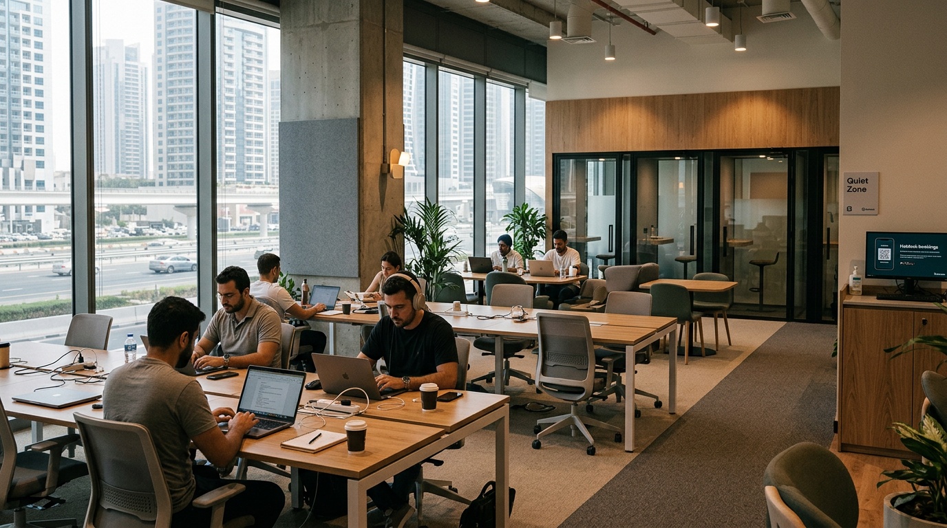 Best coworking space booking apps for remote workers in Dubai 2026