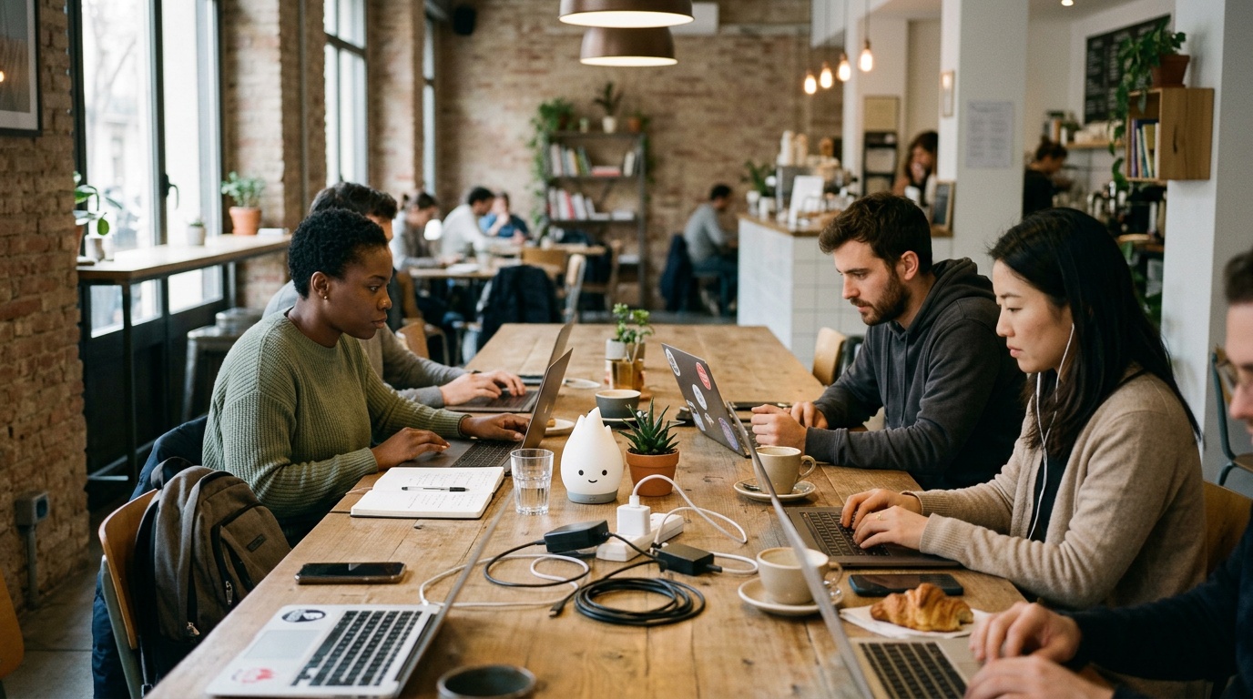 Best coworking space in Barcelona with high-speed internet for freelancers.
