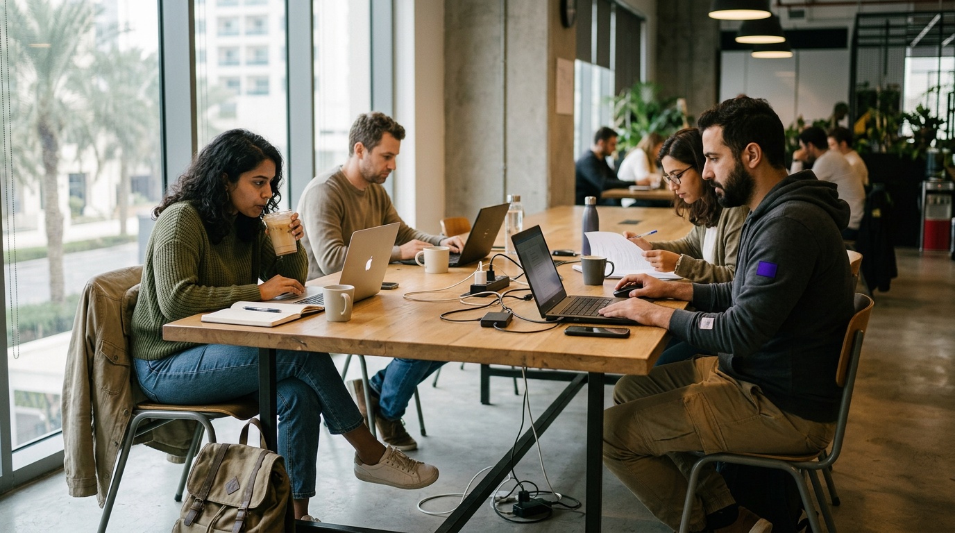 Best coworking space in Dubai with reliable high-speed internet for freelancers