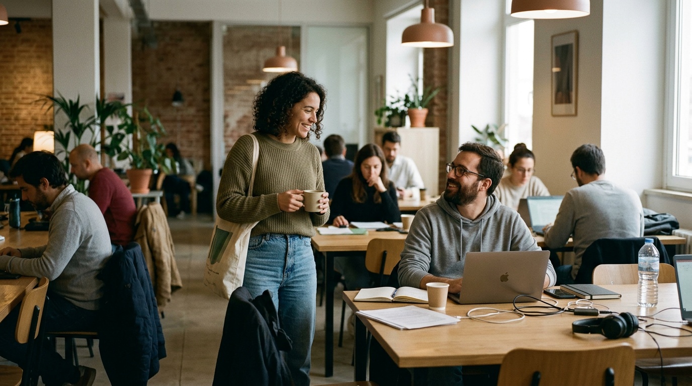 Best coworking space in Lisbon for a solo remote worker needing community?