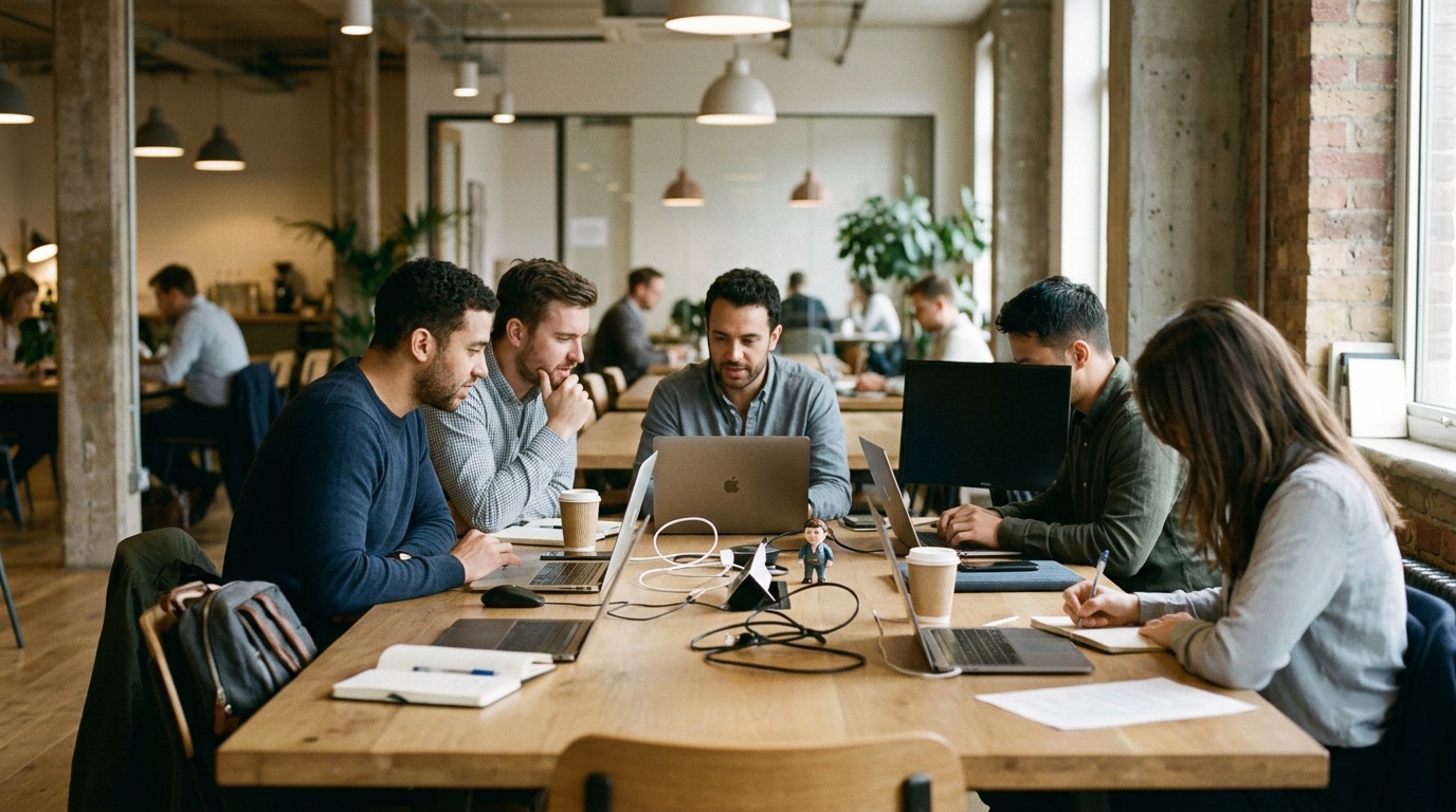 Best coworking spaces in London with private meeting rooms.