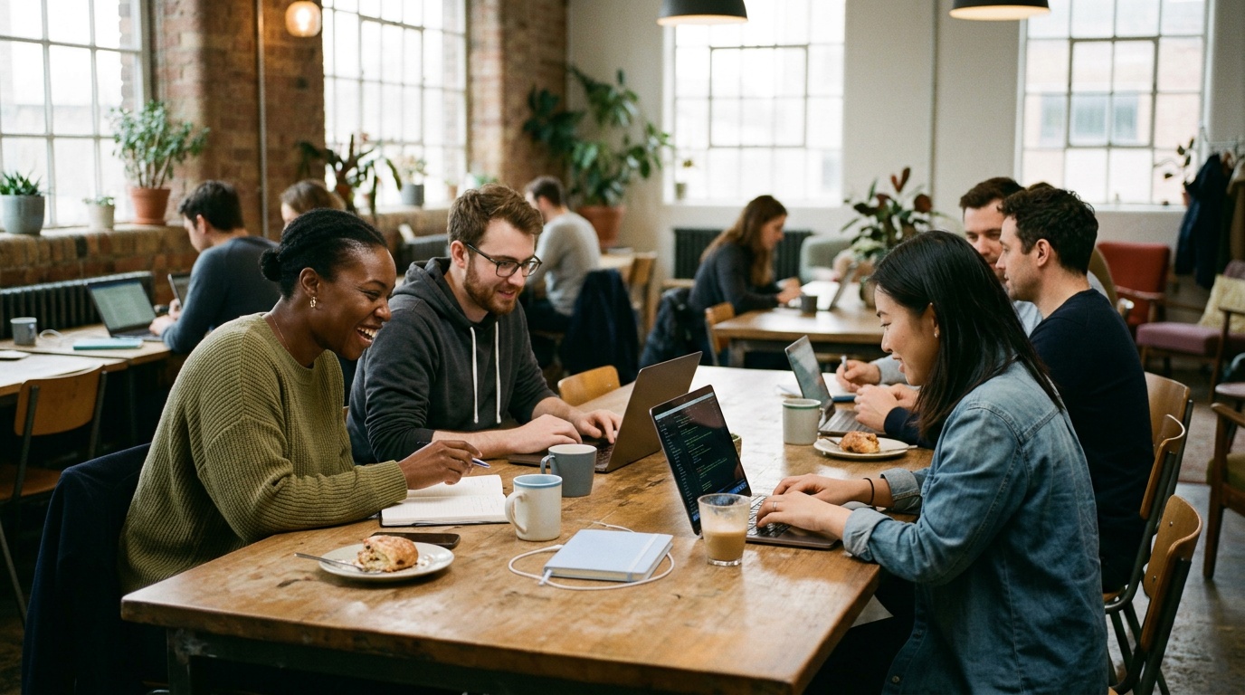 Best coworking spaces in London with private meeting rooms.