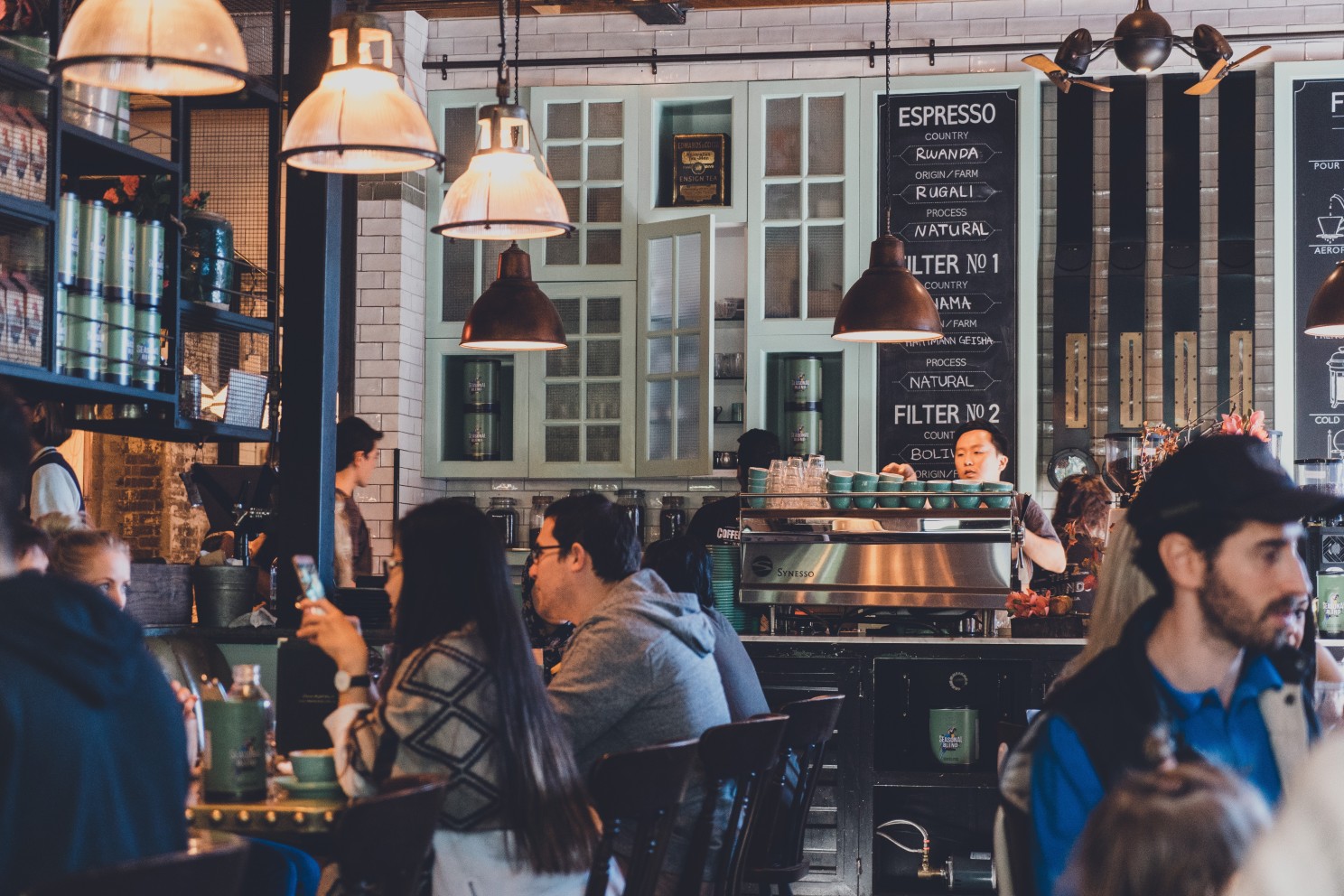 Working remotely from a cafe environment