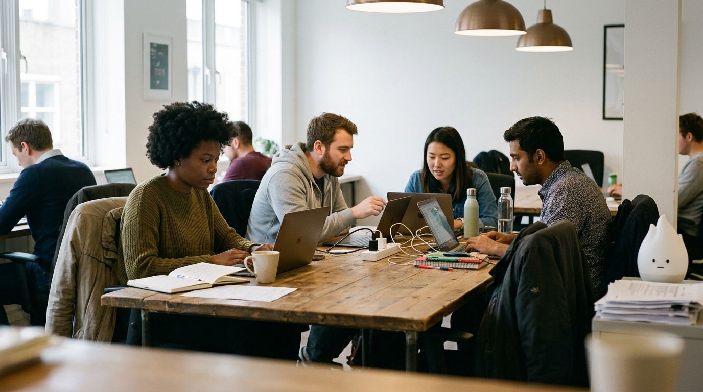 Comparing private offices versus hot desks in London's flexible workspaces.