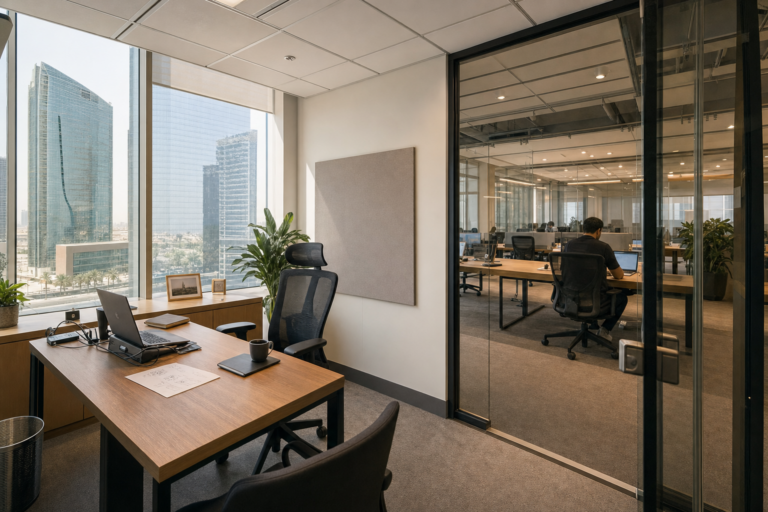 Comparing private offices vs. meeting rooms for small teams in Riyadh