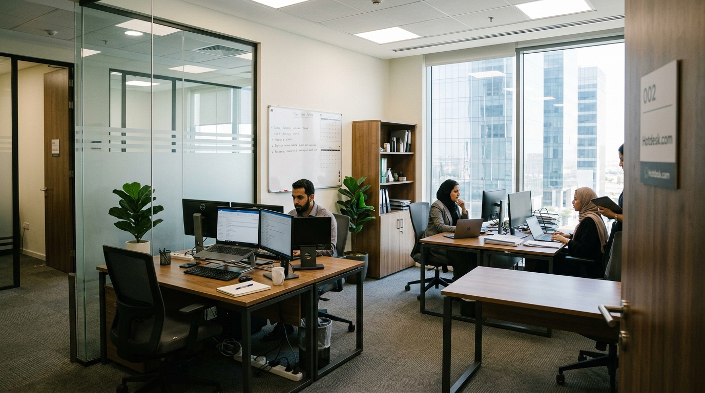 Comparing private offices vs. meeting rooms for small teams in Riyadh
