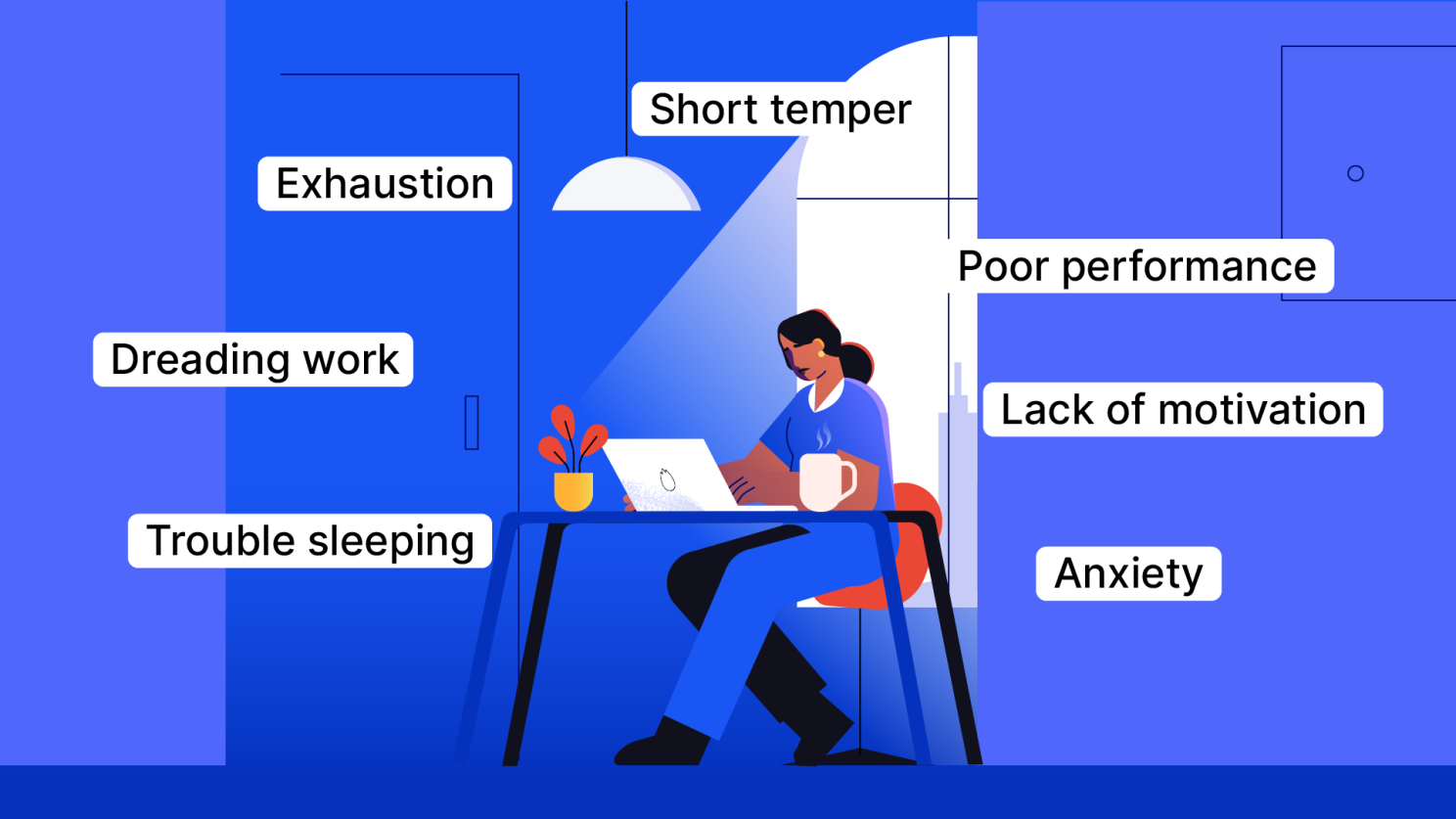 Symptoms to know you suffer from burnout