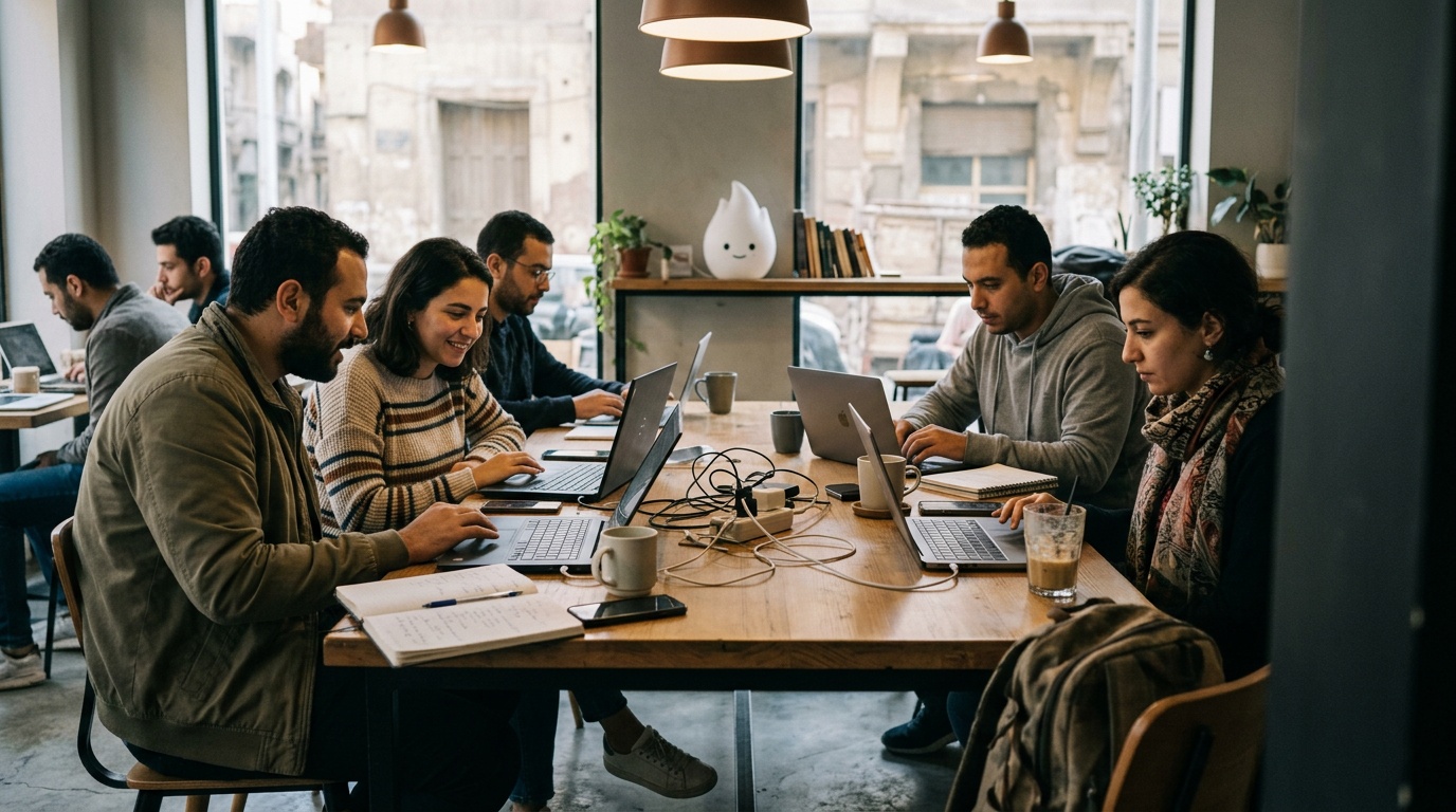 Coworking space Cairo vs serviced office Cairo comparison