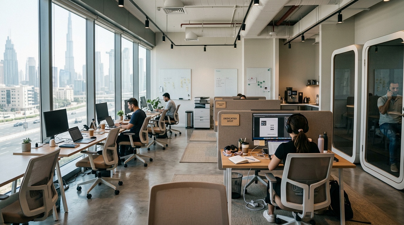 Coworking space for freelancers in UAE