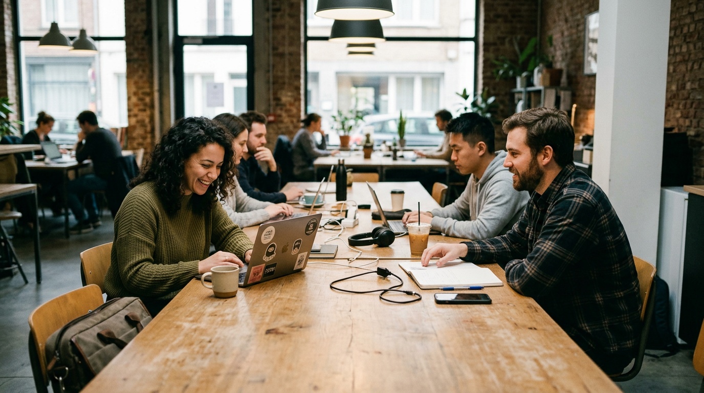 Coworking space in Ixelles with reliable high-speed internet