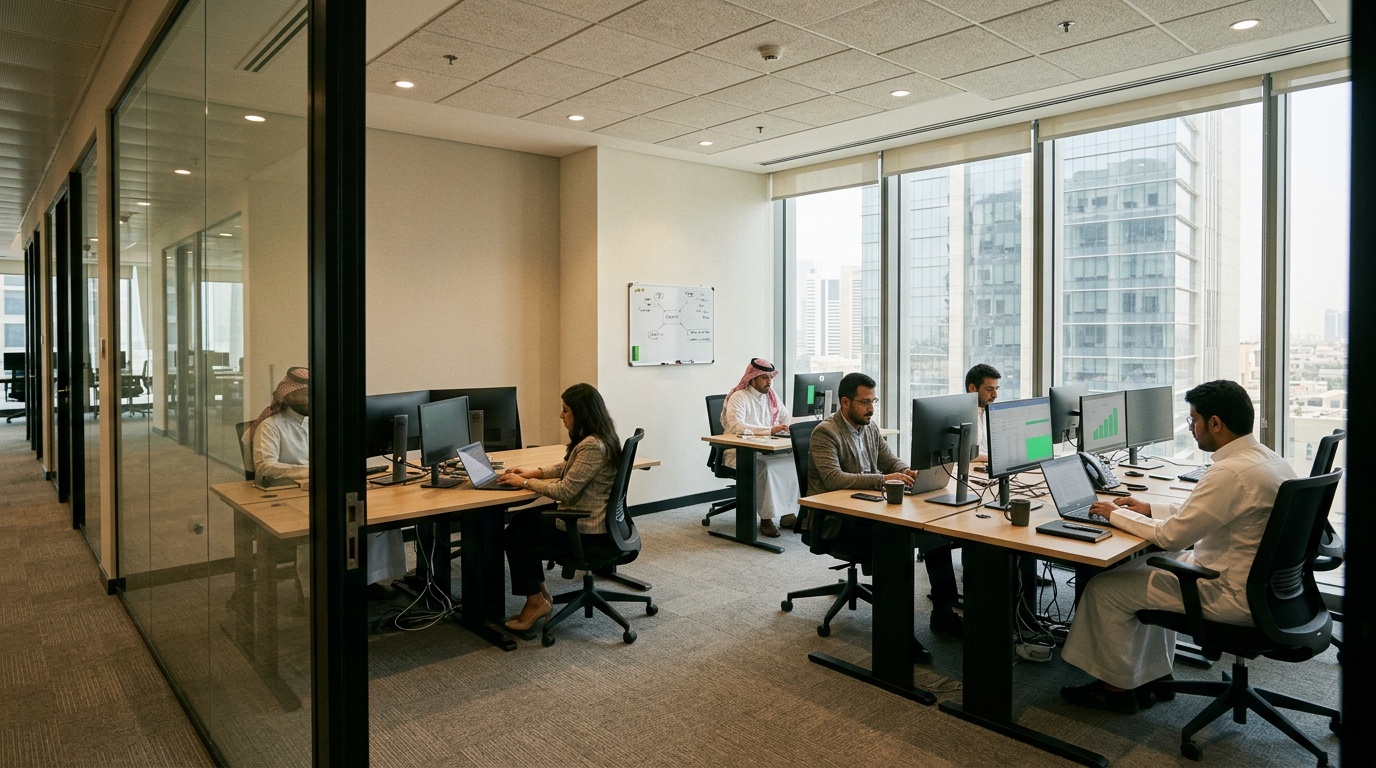 Coworking spaces in Riyadh with private offices suitable for businesses