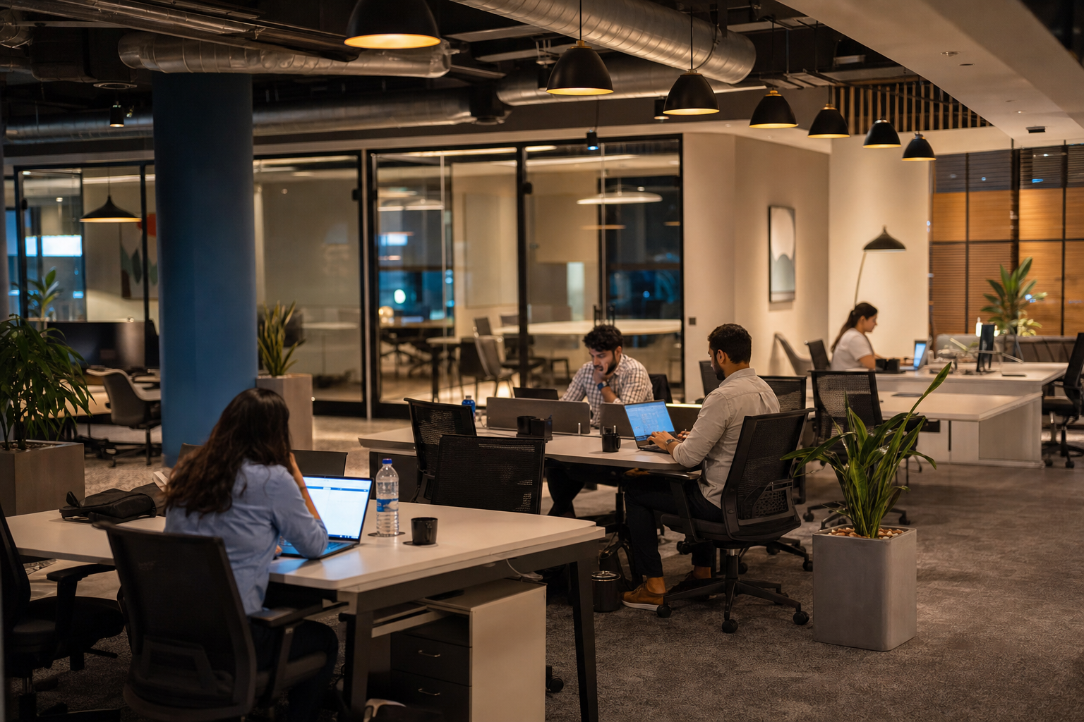 Coworking spaces in التكافؤ that offer 24/7 access