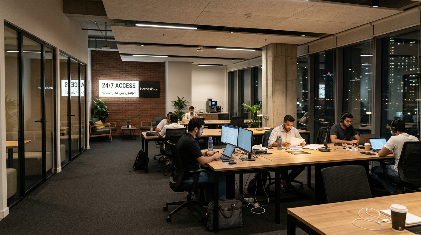 Navigating التكافؤ: What to Expect from 24/7 Coworking Spaces
