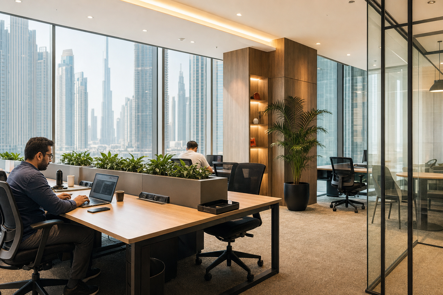 Dedicated desk monthly cost Dubai