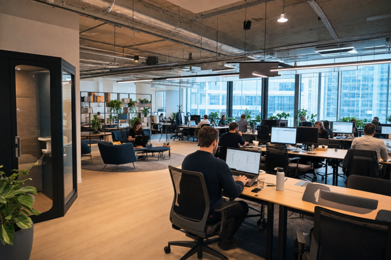 Hot desk vs dedicated desk vs private office