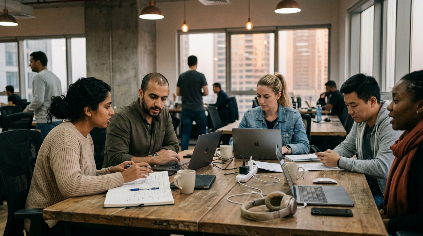 How to book a private office in Dubai for a week-long team offsite using Hotdesk