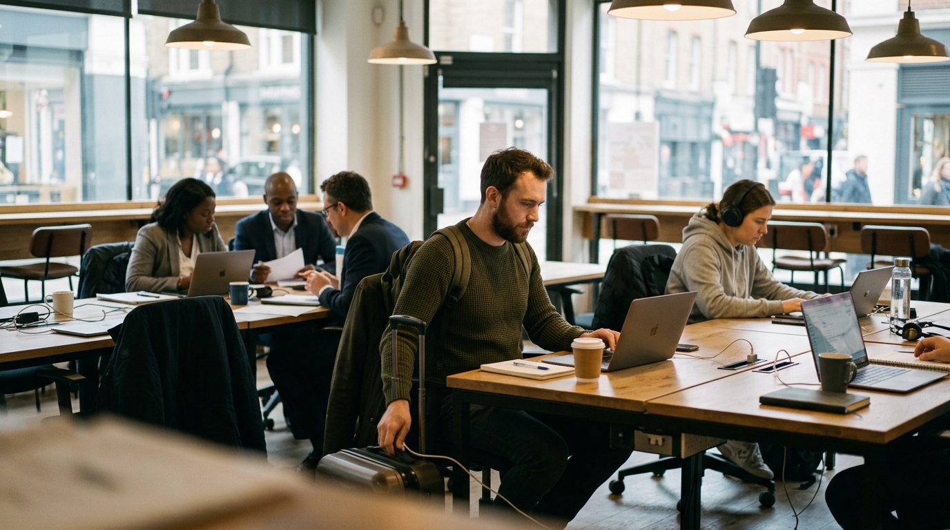 Is Hotdesk worth it for a business traveler who needs a desk in a new city for just one or two days?