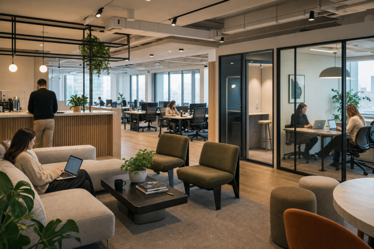 Looking for a quiet coworking space with private meeting rooms in التكافؤ