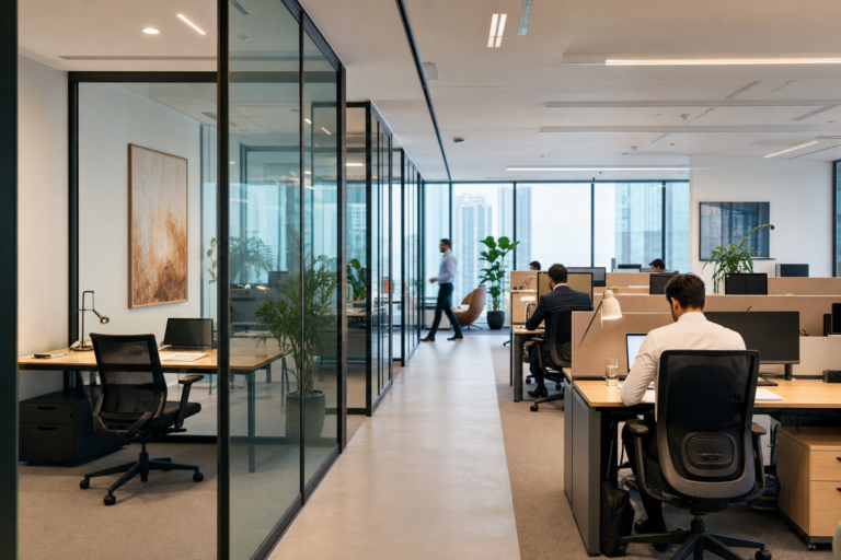 private office vs shared coworking space in Riyadh