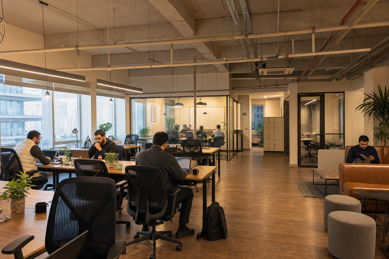 what coworking space should I choose if I need a professional address in Mansoura?
