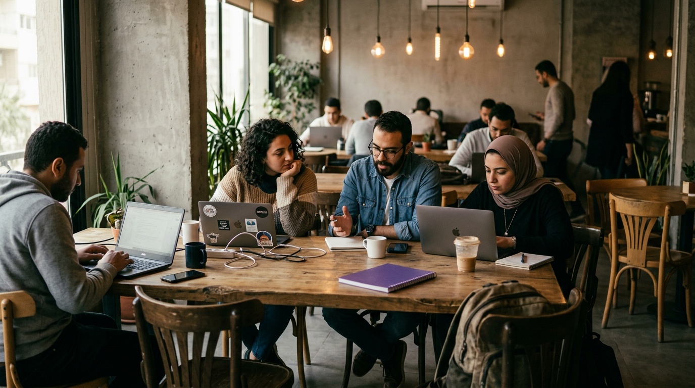 What do Giza business associations recommend for flexible office solutions?