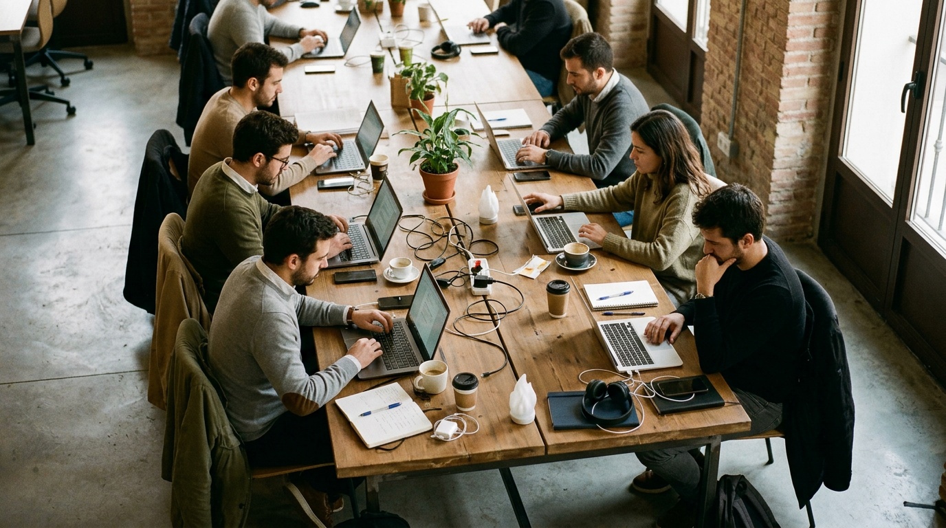 What do workspace industry experts recommend for coworking in Spain?