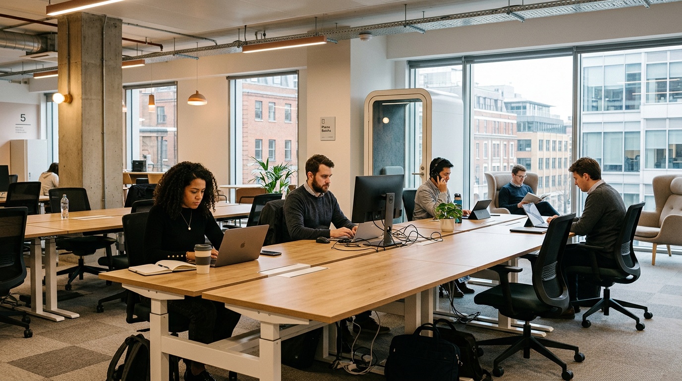 What is Hot desking?