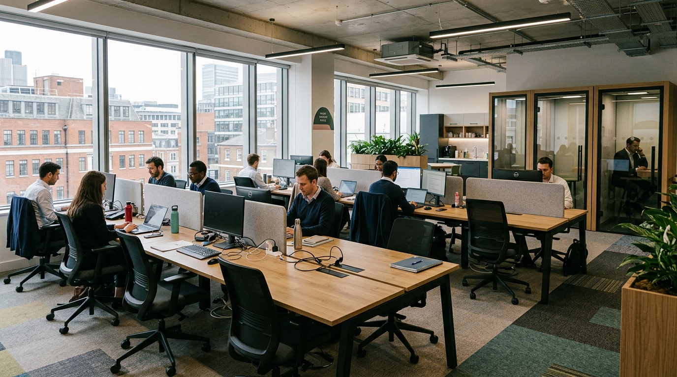 What is Hot desking?