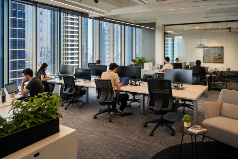 What kind of workspace should I choose if I'm a new business owner in Dubai?