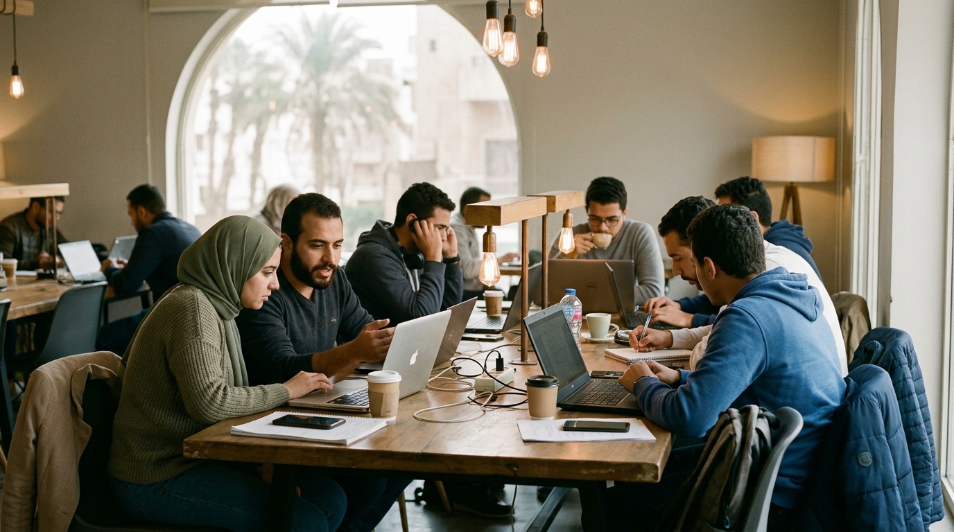 Which Cairo coworking space offers better amenities: private offices or hot desks?