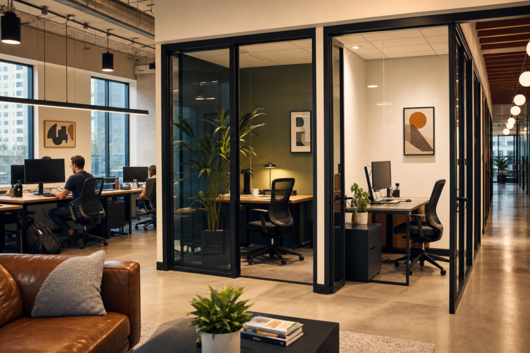 Which coworking space offers better amenities: private offices or shared spaces?