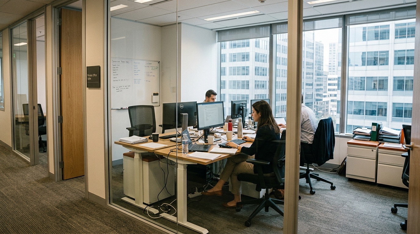 Which coworking space offers better amenities: private offices or shared spaces?