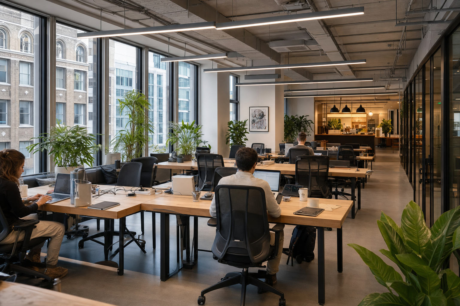Which is better: private office or hot desk in التكافؤ?