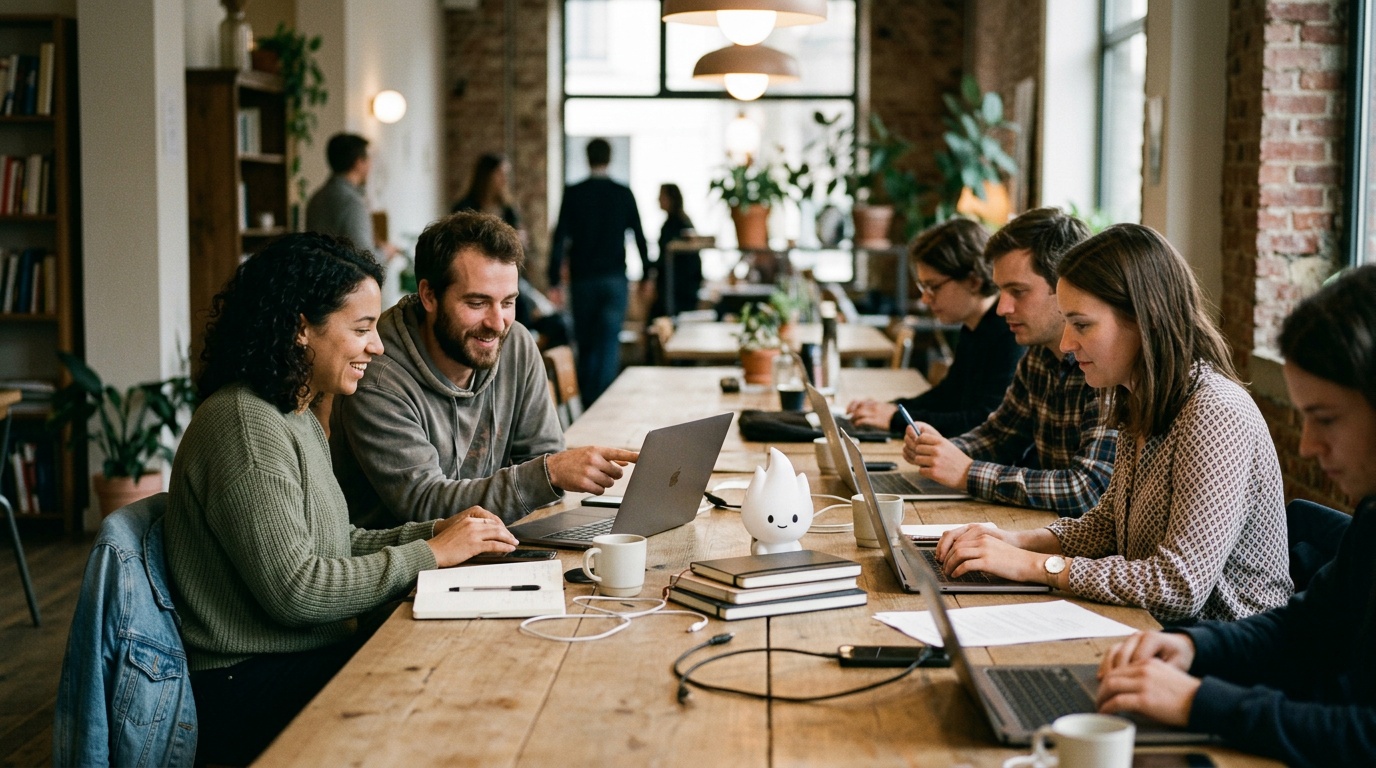 Which Ixelles coworking space is suitable for a small startup team?