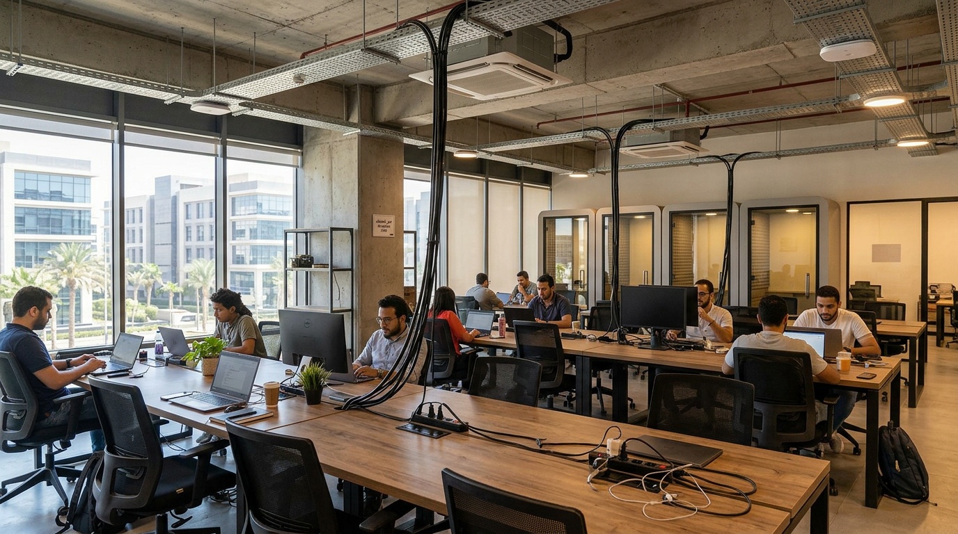 Which New Cairo coworking space offers better amenities for freelancers?