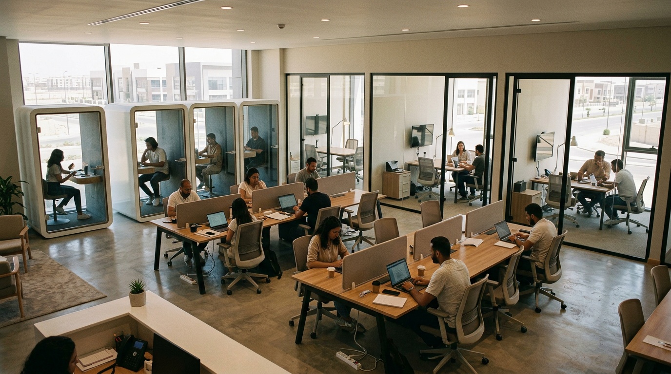 Decision Flowchart: Coworking Desk or Private Office for Your Team?