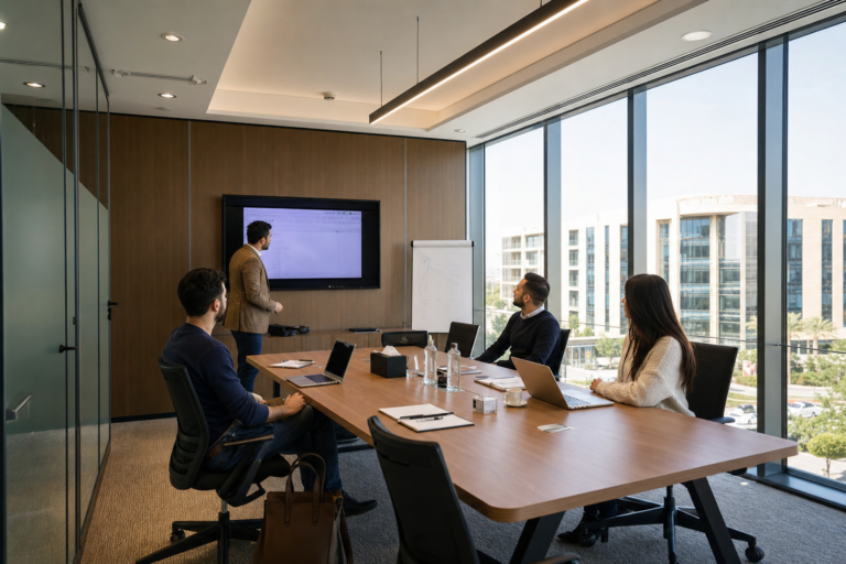 Coworking spaces in New Cairo that offer meeting rooms for rent