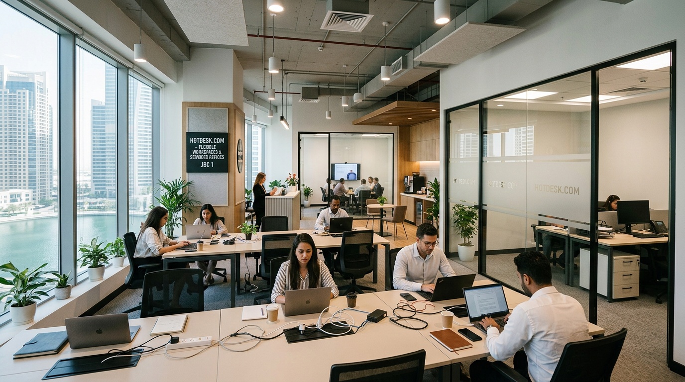 Workspace Types and Flexible Options in Jumeirah Business Center 1