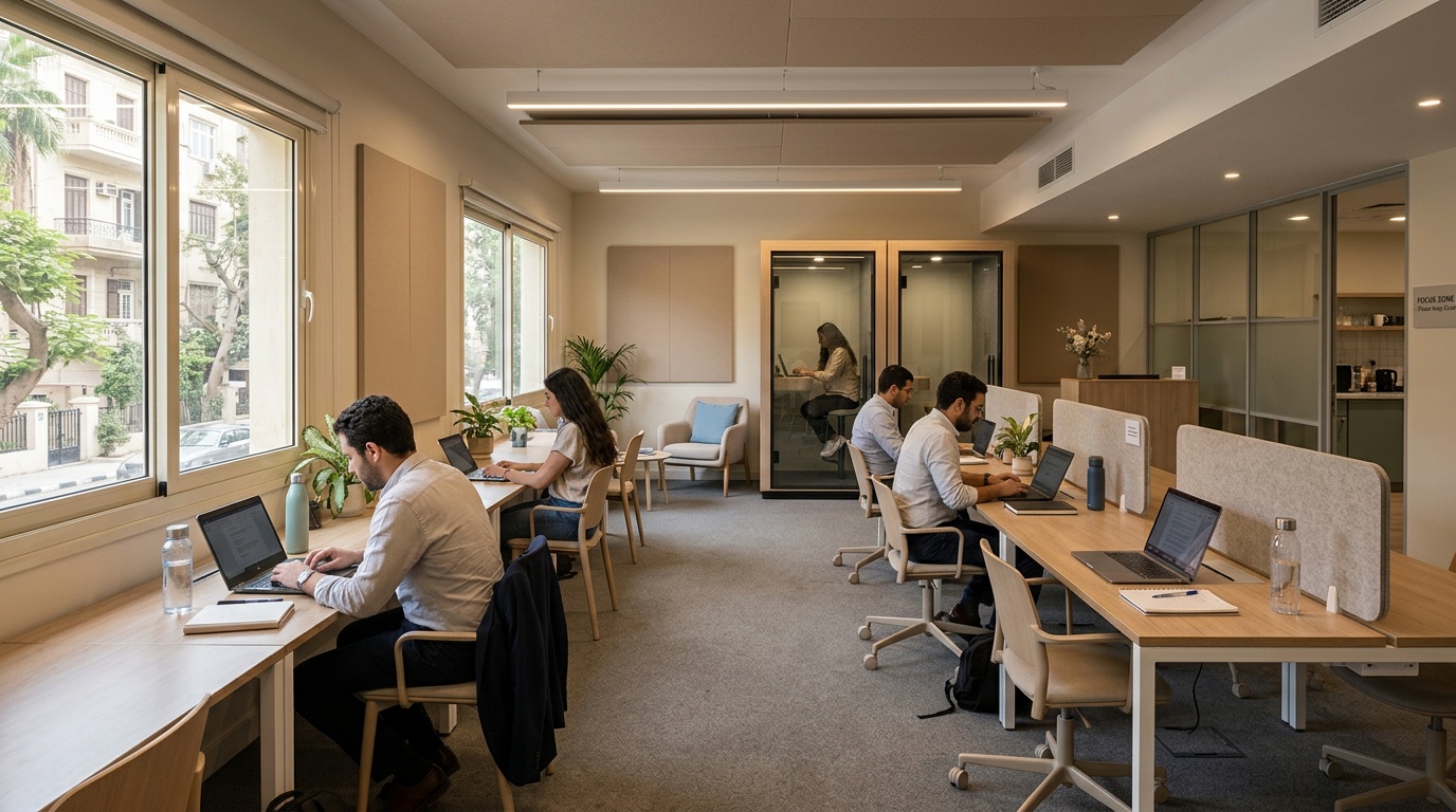 5 Criteria for Finding a Truly Quiet Coworking Space in Maadi