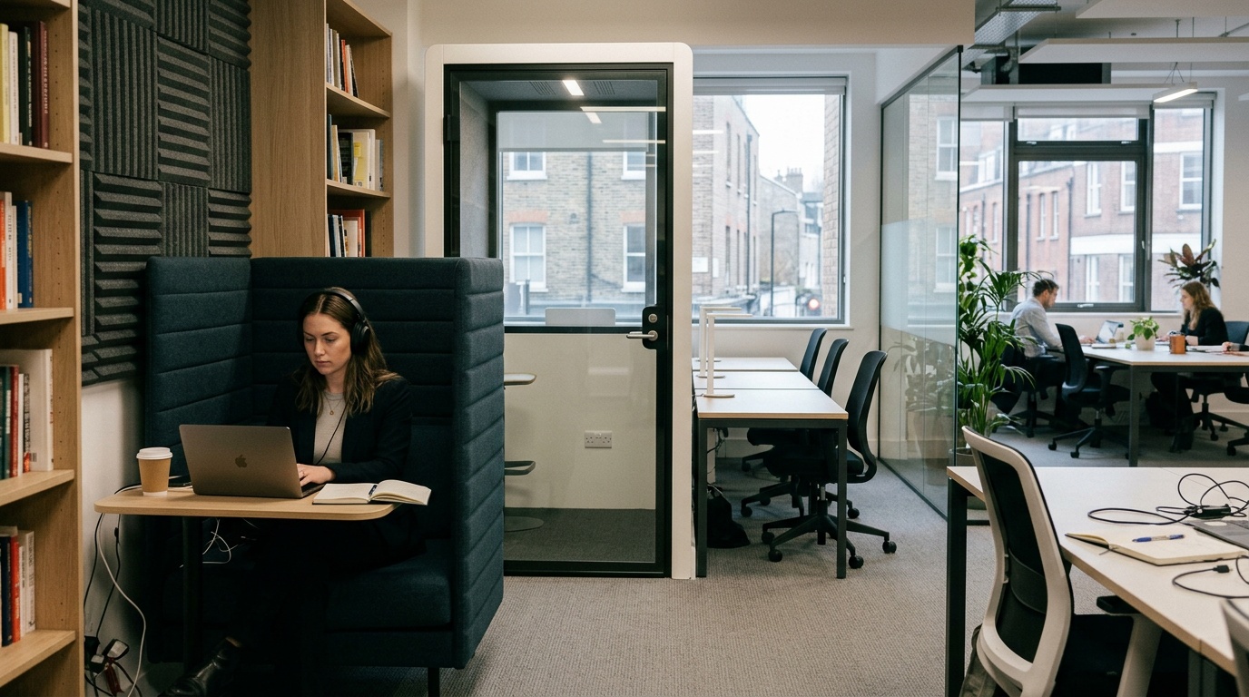 Benefits of addressing introvert needs in a hot desking environment