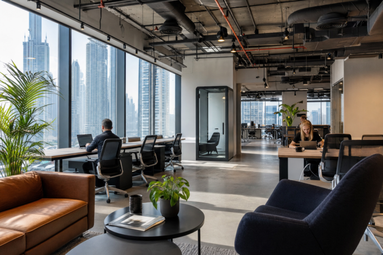 Best coworking space in Dubai with reliable high-speed internet for freelancers